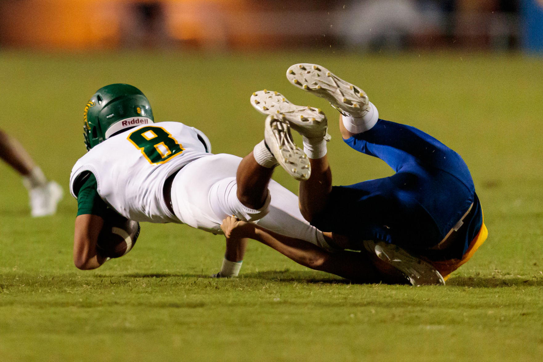 The Central Cabarrus Vikings shut out the Mount Pleasant Tigers 45-0.